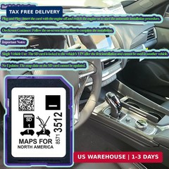 8571 3512 GPS Navigation SD Card – Updated Maps for USA, Canada, and Mexico | Co