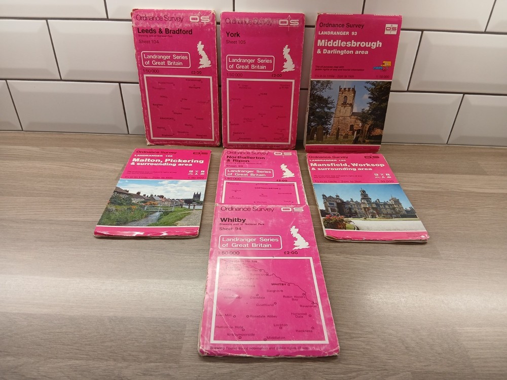 Ordnance Survey Maps, Landranger Series, Vintage
