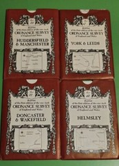 Reprint of first edition Ordnance Survey one inch maps x12