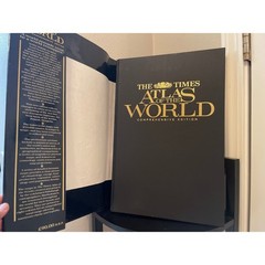The Times Atlas of the World Comprehensive Edition Book OS Black Gold Good Large