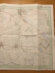 1978 Ordnance Survey Pathfinder Map 1115 SP 20/30 Witney South And Carterton