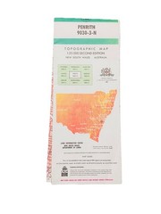 Penrith Topographic Map 9030-3-N Second 2nd Ed CMA 1:25 000 Land NSW