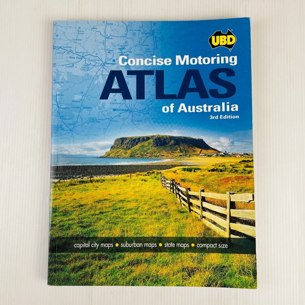 Concise Motoring Atlas Of Australia 3rd Edition UBD Book 2007