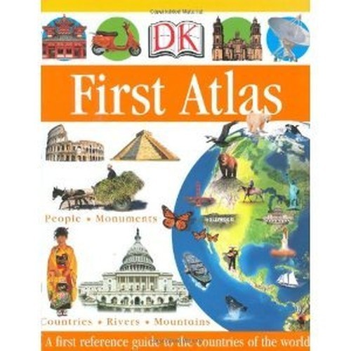 DK First Reference – First Atlas by None Book The Fast Free Shipping