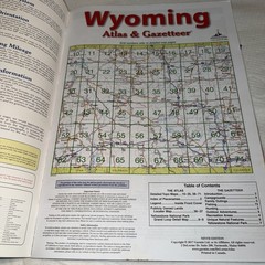 DeLorme Atlas and Gazetteer Detailed Topographic Extensive Arkansas & Wyoming