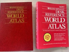 Hammond Citation 1979-Rand McNally 1988&AMC Scholastic 1990 Lot of 3 World Atlas