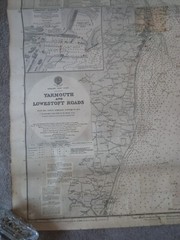 GREAT YARMOUTH & LOWESTOFT ANTIQUE MAP PRINTED 1928