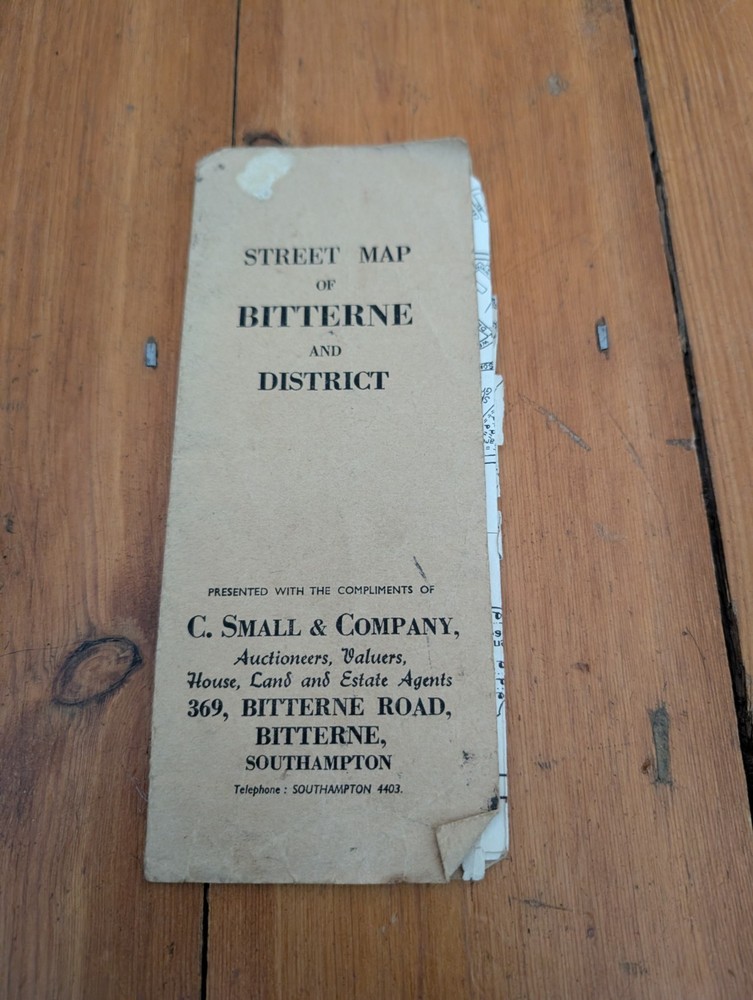 Bitterne district Street and Road Maps of The District ( C. Small & Company.)