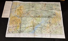 Bartholomew 1:100,000 National Map – Hereford & Gloucester, Sheet 13 – 1975