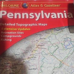 DeLorme Pennsylvania Atlas & Gazetteer Topographic Maps Paperback Atlas