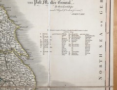 Antique Cary’s Reduction of his Large Map of England & Wales, Scotland 1823