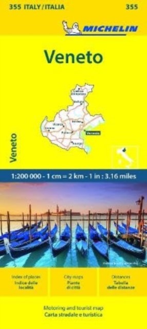 Veneto – Michelin Local Map 355 by Michelin (Sheet map, folded)