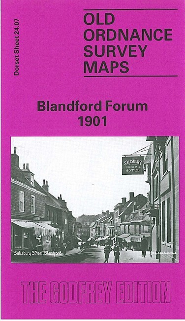 Blandford Forum 1901 Dorset Sheet 24.07 by Jo Draper