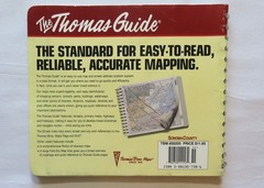 Sonoma County Thomas Guide Vintage 90’s Street Guide CA SF Bay Area Fold Out Map