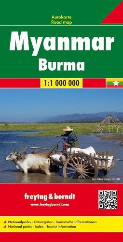 Freytag-Berndt Myanmar – Burma Road Map 1:1 000 000 (Map) (UK IMPORT)
