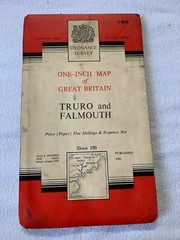 Ordnance Survey – One Inch Map – Truro and Falmouth – Sheet 190 – 1961