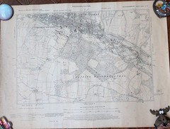 1944 OS Map High Wycombe Chepping Wycombe map #47 BucksNW Provisional Edition