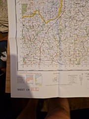 Ordnance Survey Map Of Great Britian – CARDIGAN – 1966 – 1/63360