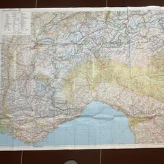 Alps Road Map European Alps