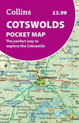 Collins Maps Cotswolds Pocket Map (Map) (UK IMPORT)