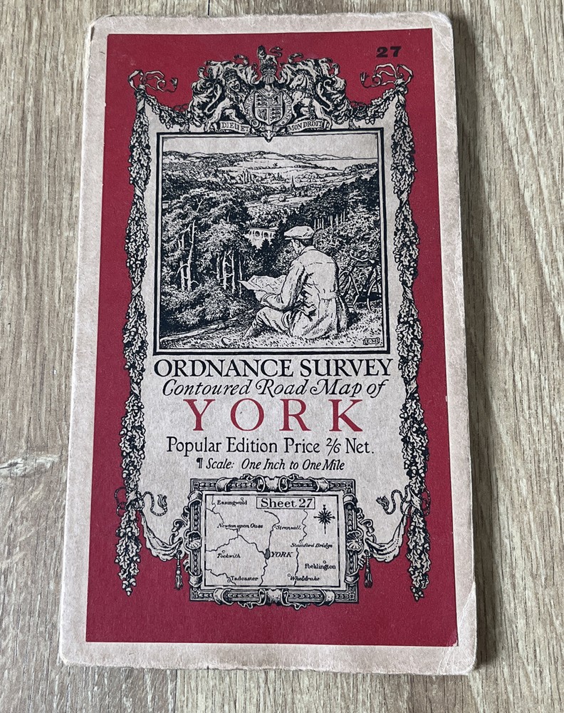 York – Ordnance Survey – Revised Edition 1929 (E8)