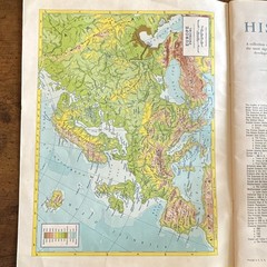 Hammond Historical Atlas 1960 Europe History Maps Full Color Soft Cover