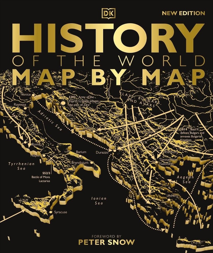 History of the World Map by Map by DK Hardcover Book