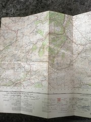 1962 Ordnance Survey Seventh Series One Inch Cloth Map 107 Snowdon inc Llandudno