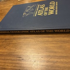 National Geographic Atlas of the World Sixth Edition Oversized Book 1990