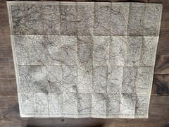 Rare Mark & Lee’s New Large Scale Motoring, Touring, Hunting and Driving Map