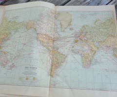 The New Encyclopedic Atlas And Gazetteer Of The World Special 1907 Census Ed.