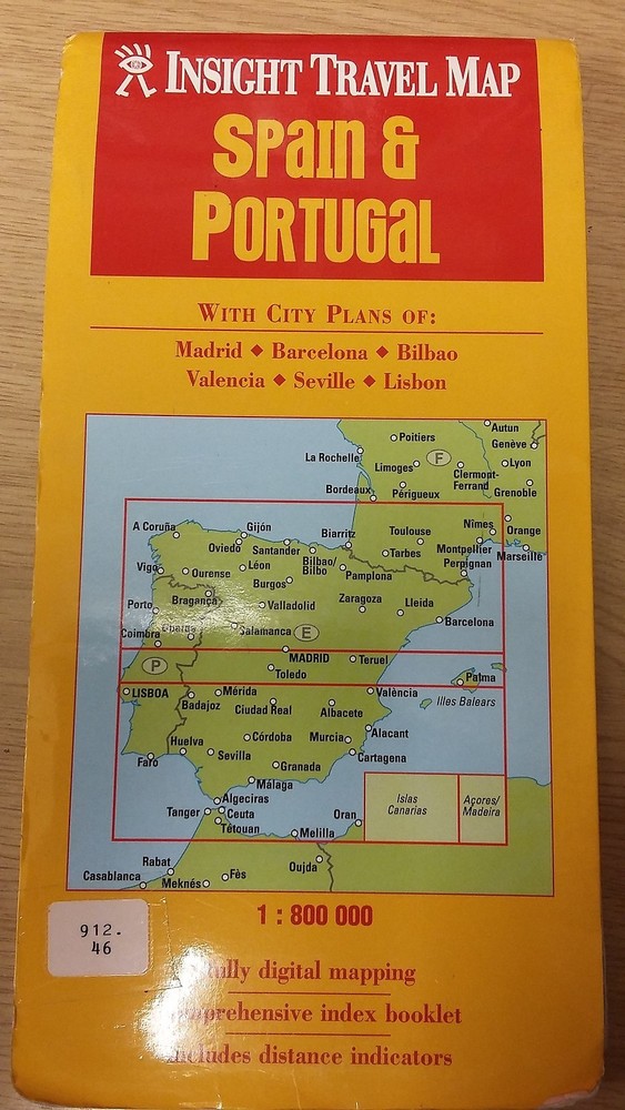 Spain And Portugal: Insight Travel Map (M17)