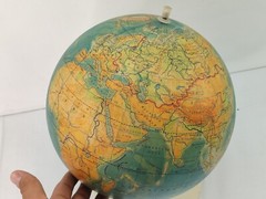 Vintage Globe World Map Soviet Russian USSR 1990s