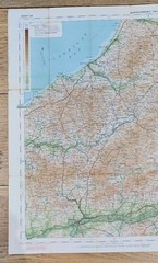 BARTHOLOMEW’S NEW REDUCED SURVEY SHEET 22 CARMARTHEN 2 MILES TO AN INCH