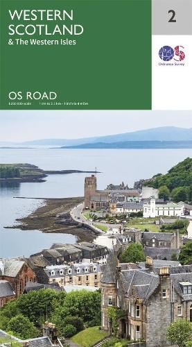Western Scotland & the Western Isles (Map) OS Road Map