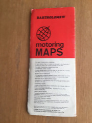 BARTHOLOMEW, : TO AND THROUGH LONDON, (1972), 2-SIDED MAP