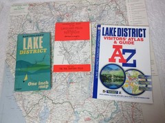 Joblot Assorted Maps, Guides: Stamford, Lake District, Peterborough etc