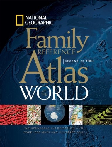 NATIONAL GEOGRAPHIC FAMILY REFERENCE ATLAS OF THE WORLD, – Hardcover **Mint**