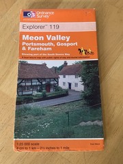 OS Explorer 119 Meon Valley Portsmouth Gosport Fareham Map 2000 Ordnance Survey
