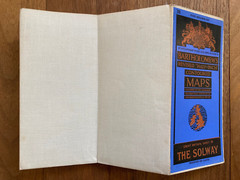 The Solway – Bartholomew’s Revised Half Inch Contoured Map Mounted On Cloth # 38