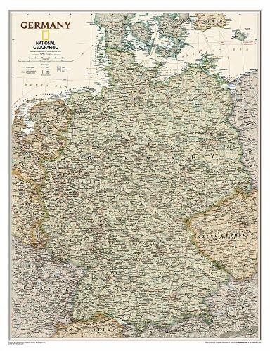 Nat Geo Maps Germany Executive Map [Laminated] (Map) (UK IMPORT)
