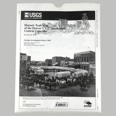 USGS Historic Trail Map of Denver Quadrangle Central CO 1999 Used Ships Quickly