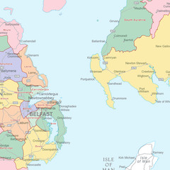 UK Local Authorities – Large Wall Map