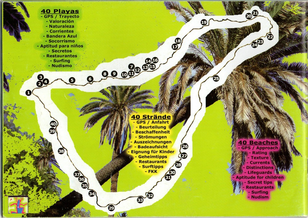40page Guide-Location & Access to top 40 Tenerife beaches (inc remote beaches)