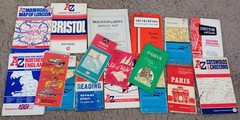 LARGE Job Lot of Vintage 1960’s 1970’s 1980’s Touring UK Regional & London Maps