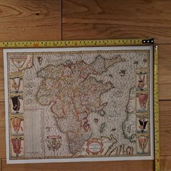 Tudor map of England by John Speed