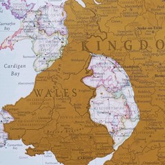 Scratch the World Travel Map A2 – Detailed World & UK Scratch Off Poster Gift