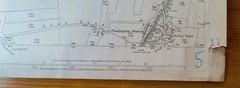 VINTAGE 1904 ORDNANCE SURVEY ROLLED MAP WESTHORPE 104CM X 73CM