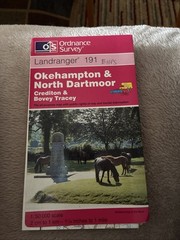 OS, Ordnance Survey Landranger map No 191, Okehampton & North Dartmoor