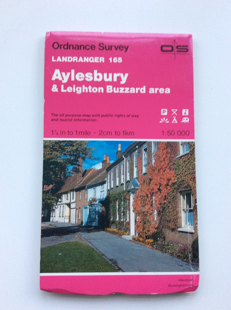 Ordnance Survey Landranger Map 165 Aylesbury & Leighton Buzzard area